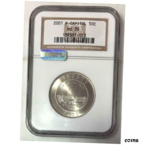 2001 Ncc n[t_[ NGC & MAC MS70 ***Rev Tye's Coin Stache*** #1013642001 Capitol Half Dollar NGC & MAC MS70 ***Rev Tye's Coin Stache*** #101364