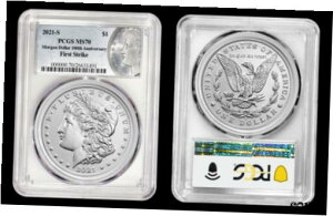 2021 S [K Vo[ _[ PCGS MS70 t@[Xg XgCN 100 NLO2021 S Morgan Silver Dollar PCGS MS70 First Strike 100th Anniversary