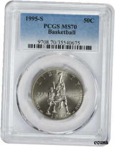 1995-S oXPbg{[ n[t_[LO MS70 PCGS ~g Xe[g 701995-S Basketball Half Dollar Commemorative MS70 PCGS Mint State 70
