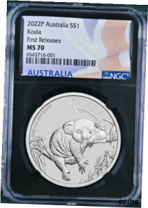 2022 P I[XgA Vo[ RA NGC MS70 $1 1oz RC u[ FR tbO x ubN RA2022 P Australia Silver Koala NGC MS70 $1 1oz Coin Blue FR Flag Label Black Core