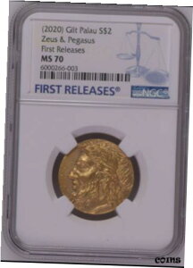 2020 pI ÑMV yKTX [EX & yKTX Vo[ RC 12 O NGC MS702020 Palau Ancient Greek Pegasus Zeus & Pegasus Silver coin 12gram NGC MS70
