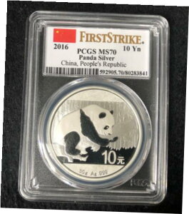 PCGS MS70 2016 Vo[ p_ RC 30 O S10Y t@[Xg XgCN ^Cj[ X|bgPCGS MS70 2016 China Silver panda Coin 30g S10Y First Strike tiny spot