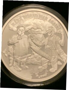 2017 Vo[ V[h Make World War Again 1 IX .999 t@C v[t gv 2017 Silver Shield Make World War Again 1 oz .999 Fine Proof Trump Kim Jong-Un