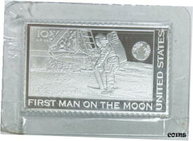 【極美品/品質保証書付】 アンティークコイン コイン 金貨 銀貨 [送料無料] 2019 First Man of the Moon USPS - United States Postal Service 1 oz .999 Silver
