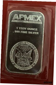 【極美品/品質保証書付】 アンティークコイン コイン 金貨 銀貨 [送料無料] APMEX American Eagle Uncirculated 1oz Troy .999 Fine Solid Silver Bullion Bar