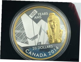 【極美品/品質保証書付】 アンティークコイン コイン 金貨 銀貨 [送料無料] 2014 CA 100th Anniversary of the Royal Ontario Museum 1oz silver coin $20 Mint S