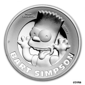 【極美品/品質保証書付】 アンティークコイン コイン 金貨 銀貨 [送料無料] 2021-P Tuvalu 2 oz Silver The Simpsons: Bart Simpson Proof HR - SKU#238859