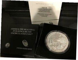 【極美品/品質保証書付】 アンティークコイン 銀貨 5 Count Investment Lot - 2014-P 5 oz Silver ATB Great Smoky Mountain Box & COA [送料無料] #sof-wr-009977-2646