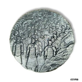 【極美品/品質保証書付】 アンティークコイン コイン 金貨 銀貨 [送料無料] 2020 Fiji Terracotta Army 5 Oz 999 Silver $2 Coin Antiqued