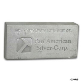 【極美品/品質保証書付】 アンティークコイン 銀貨 100 oz Silver Bar - Pan American Silver Corp - SKU#169729 [送料無料] #sof-wr-009980-77