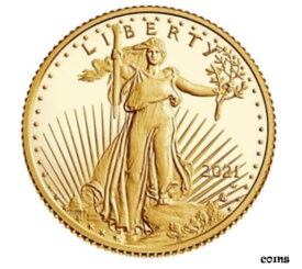 【極美品/品質保証書付】 アンティークコイン コイン 金貨 銀貨 [送料無料] American Eagle 2021 One-Tenth Ounce Gold Proof Coin W MINT (21EEN) CONFIRMED