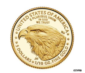 【極美品/品質保証書付】 アンティークコイン コイン 金貨 銀貨 [送料無料] American Eagle 2021 One-Tenth Ounce Gold Proof Coin 21EEN *Ready to Ship*