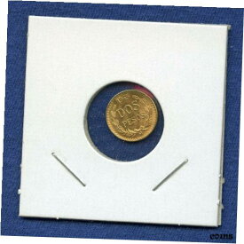 【極美品/品質保証書付】 アンティークコイン コイン 金貨 銀貨 [送料無料] 1945 Mo Mexico 2 Peso Gold 1945-Mo MS Brilliant Uncirculated Dos Peso