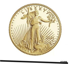 【極美品/品質保証書付】 アンティークコイン コイン 金貨 銀貨 [送料無料] American Eagle 2021 1/10th Ounce Gold Proof Coin (21EEN)