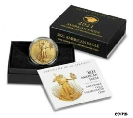 【極美品/品質保証書付】 アンティークコイン 金貨 American Eagle 2021 W One Ounce Gold Uncirculated Coin 21EHN IN HAND [送料無料] #gcf-wr-009999-1125