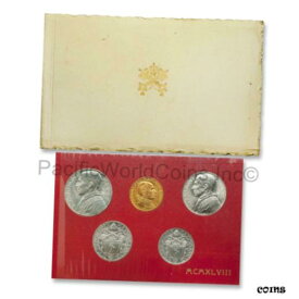 【極美品/品質保証書付】 アンティークコイン 硬貨 Vatican City 1948 Pius XII Anno X 5 Coin Set SKU# 7547 [送料無料] #ocf-wr-009999-9294