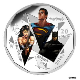 【極美品/品質保証書付】 アンティークコイン コイン 金貨 銀貨 [送料無料] THE TRINITY - 1 oz .9999 Silver Proof coin Superman, Batman & Wonder Woman OGP