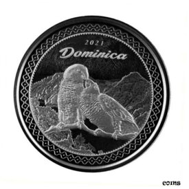 【極美品/品質保証書付】 アンティークコイン コイン 金貨 銀貨 [送料無料] 2021 SISSEROU PARROT 1 OZ SILVER COIN IN CAPSULE