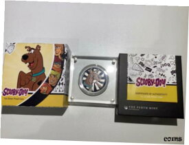 【極美品/品質保証書付】 アンティークコイン コイン 金貨 銀貨 [送料無料] 2018 Tuvalu 1 oz .999 Silver Scooby-Doo Colorized Proof with Box A.B3
