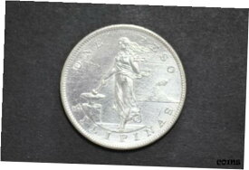 【極美品/品質保証書付】 アンティークコイン コイン 金貨 銀貨 [送料無料] Philippines 1903 One Peso Silver Coin ( Weight : 26.92 g ) C362.