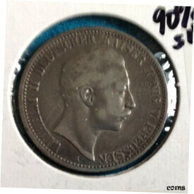 【極美品/品質保証書付】 アンティークコイン コイン 金貨 銀貨 [送料無料] WORLD FOREIGN COINS - 1903A Germany 2 Mark - 90% SILVER.