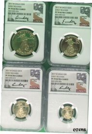 【極美品/品質保証書付】 アンティークコイン 金貨 2017-W American Gold Eagle Set NGC PF70 EARLY RELEASE US Mint Dir. Ed Moy Signed [送料無料] #got-wr-010165-162