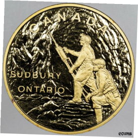 【極美品/品質保証書付】 アンティークコイン コイン 金貨 銀貨 [送料無料] CANADA SUDBURY ONTARIO SCIENCE NORTH CENTER GOLD-ON-NICKEL COIN UNIQUE BU (MR)