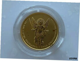【極美品/品質保証書付】 アンティークコイン コイン 金貨 銀貨 [送料無料] Ukraine,Two Hryvnya, "Archangel Michael" 1/10 oz 999,9 ,Gold 2016 year