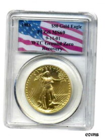 【極美品/品質保証書付】 アンティークコイン 金貨 1986 PCGS MS69 WTC Recovery $50 Gold Eagle ~Very Rare~ ONLY ONE on eBay [送料無料] #got-wr-010169-108