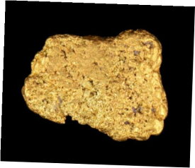 【極美品/品質保証書付】 アンティークコイン コイン 金貨 銀貨 [送料無料] Sponge Leaf Gold Nugget Calif. Alaska Natural .94gr 10.26mm L x 7.94mm W x 2.17m