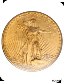 【極美品/品質保証書付】 アンティークコイン 硬貨 1910 MS62 Saint Gaudens Double Eagle, PCGS 3598162 CAC [送料無料] #oot-wr-010175-1469