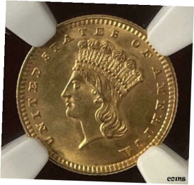 【極美品/品質保証書付】 アンティークコイン 硬貨 1889 US G$1 NGC MS 66 [送料無料] #oot-wr-010175-3973