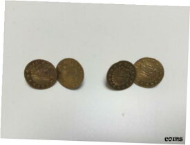 【極美品/品質保証書付】 アンティークコイン 金貨 1856 INDIAN HEAD CALIFORNIA GOLD cufflinks [送料無料] #gof-wr-010192-15