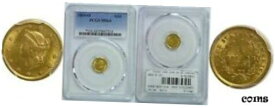 【極美品/品質保証書付】 アンティークコイン 金貨 1851-O $1 Gold Coin PCGS MS-64 [送料無料] #gct-wr-010193-2762