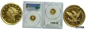 【極美品/品質保証書付】 アンティークコイン 金貨 1902 $2.50 Gold Coin PCGS PR-63 CAM CAC [送料無料] #gct-wr-010193-2999