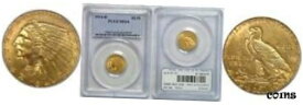 【極美品/品質保証書付】 アンティークコイン 金貨 1914-D $2.50 Gold Coin PCGS MS-64 [送料無料] #gct-wr-010193-800