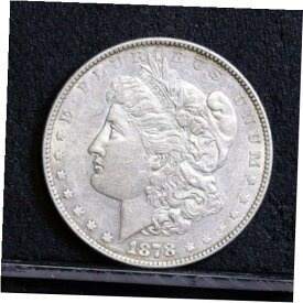 【極美品/品質保証書付】 アンティークコイン コイン 金貨 銀貨 [送料無料] 1878 Morgan Dollar - 7TF, Rev 78 - AU Details (#41977)