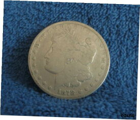【極美品/品質保証書付】 アンティークコイン コイン 金貨 銀貨 [送料無料] 1878 8TF circulated 90% silver Morgan dollar.