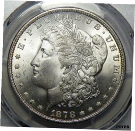 【極美品/品質保証書付】 アンティークコイン 硬貨 1878 7TF REVERSE OF 79' PCGS MS66 MORGAN DOLLAR [送料無料] #oot-wr-010195-5051