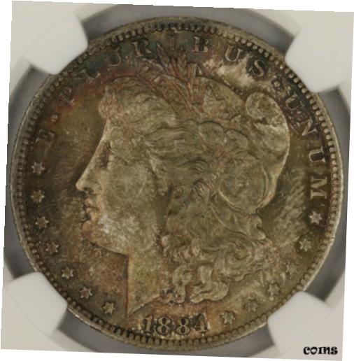 アンティークコイン コイン 金貨 銀貨 [送料無料] 1884-O Morgan Dollar. VAM-6. NGC MS64 PQ Toned. ET2907/LNのサムネイル
