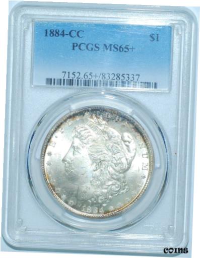 アンティークコイン 銀貨 1884 CC PCGS MS65+ Carson City Morgan Silver Dollar [送料無料] #sot-wr-010256-5093のサムネイル