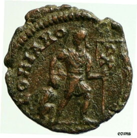 【極美品/品質保証書付】 アンティークコイン コイン 金貨 銀貨 [送料無料] VALENS Ancient OLD 364 AD Authentic Roman Empire CHRISTIAN CHI-RO Coin i104382