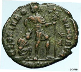 【極美品/品質保証書付】 アンティークコイン コイン 金貨 銀貨 [送料無料] VALENS Ancient OLD 364 AD Eastern Roman Empire CHRISTIAN CHI-RO Coin i103382