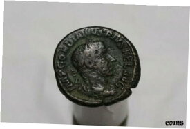 【極美品/品質保証書付】 アンティークコイン コイン 金貨 銀貨 [送料無料] GORDIAN III As JANUARY 244 AD RIC335b SECVRIT PERPET B43 WG26