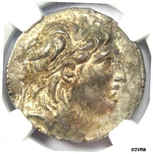 【極美品/品質保証書付】 アンティークコイン コイン 金貨 銀貨 [送料無料] Seleucid Antiochus VII AR Tetradrachm Coin 138-129 BC - Certified NGC Choice AU：金銀プラチナ ワールドリソース