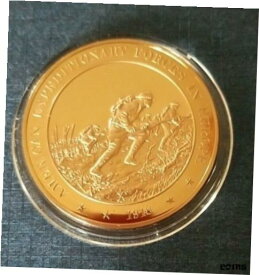 【極美品/品質保証書付】 アンティークコイン コイン 金貨 銀貨 [送料無料] 1918 American Expeditionary Forces In Europe: World War I. - Solid Bronze Medal