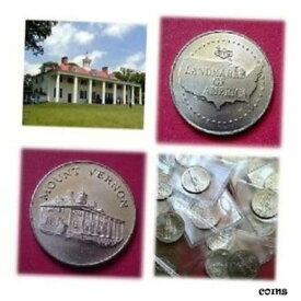 【極美品/品質保証書付】 アンティークコイン コイン 金貨 銀貨 [送料無料] Mount Vernon - Landmarks Of America Coin-Medal