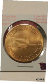 【極美品/品質保証書付】 アンティークコイン コイン 金貨 銀貨 [送料無料] Edmonton Capital Of Alberta Canada Canada's Industrial Frontier Medal #AA165