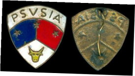【極美品/品質保証書付】 アンティークコイン コイン 金貨 銀貨 [送料無料] Philippine PSVSIA Tamaraw Red White & Blue Enamel Flag Brass Pin