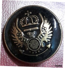 【極美品/品質保証書付】 アンティークコイン コイン 金貨 銀貨 [送料無料] BRITISH INDIA USA GERMANY MILTARY SOLDIER BUTTON 2.3CM